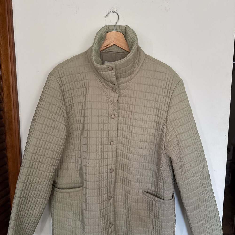 Nine West Bubble Sleeve Full Zip Jacket